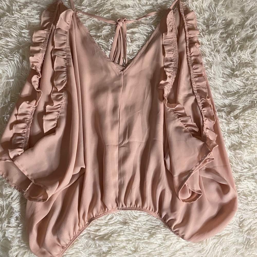 Pink Flowy Blouse - Picture 3 of 5